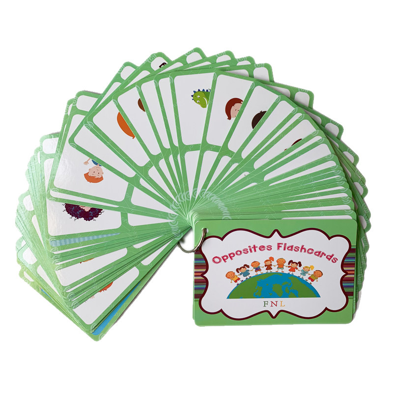 Kids Early Education - De 100 Groepen Tegenstellingen Flashcards Engelse