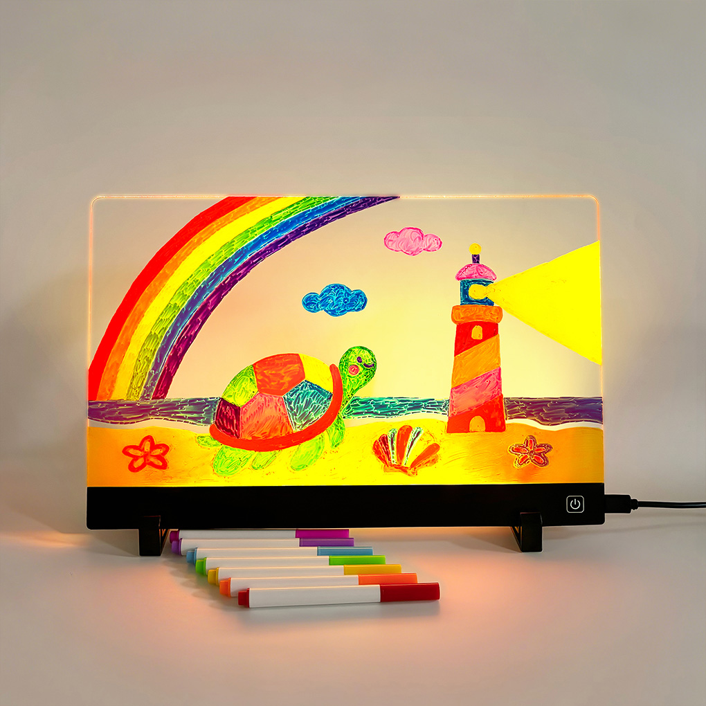 Kids Education Board - Tekentafel voor kinderen Herbruikbare LCD-tablet Uitwisbare
