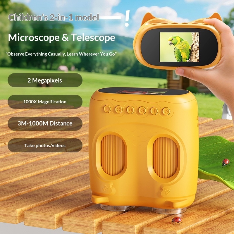 Kids Definition Of Education - 2-in-1 Educatieve Kinderkijker: High-Definition Camera &