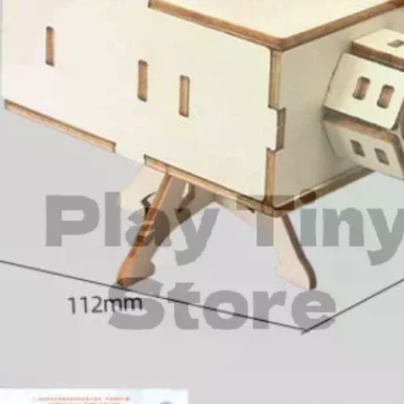 Kids Education Film - Houten DIY Filmprojector STEM Kit Fysica-experimentmodel