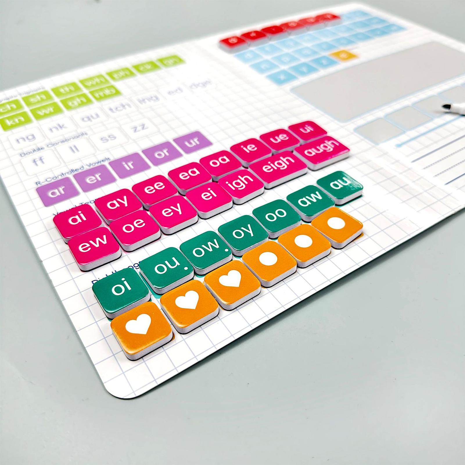 Kids Early Education - Lettertegels voor klanken- en spellingonderwijs, compleet