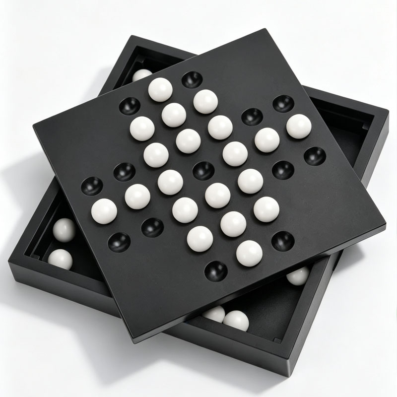 Kids Education Board - Europa Klassiek Single Chess Peg Solitaire