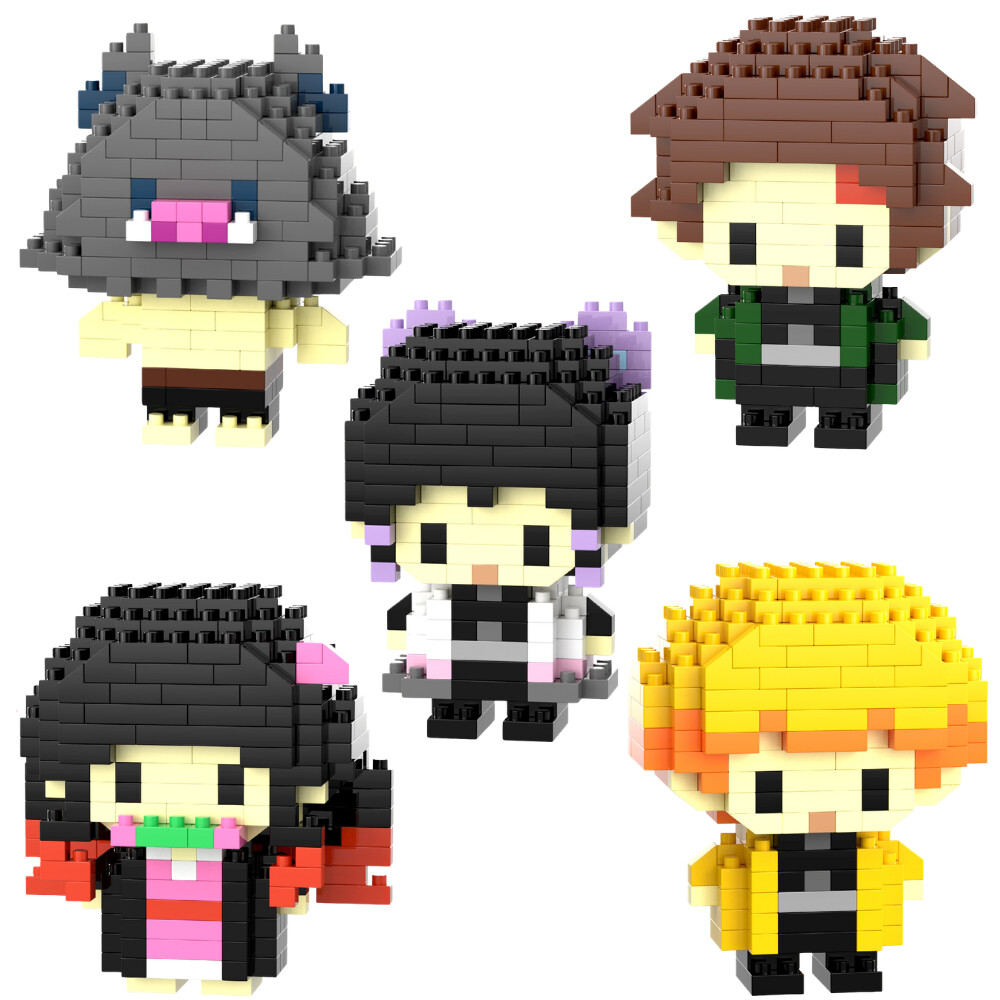 Kids Education In Japan - Q-Style Demon Slayer Anime Micro Bouwblok