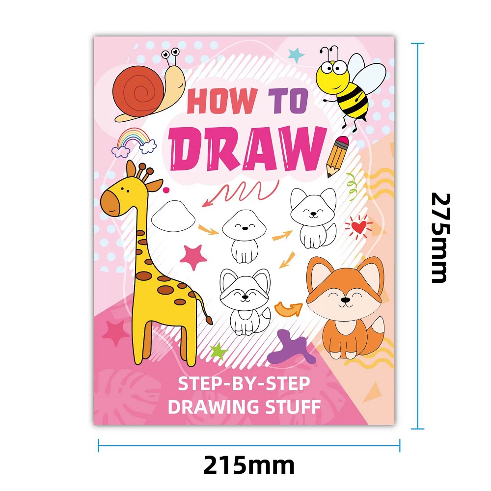 Kids Education Drawing - Hoe teken je dierlijk cartoon schetsboek