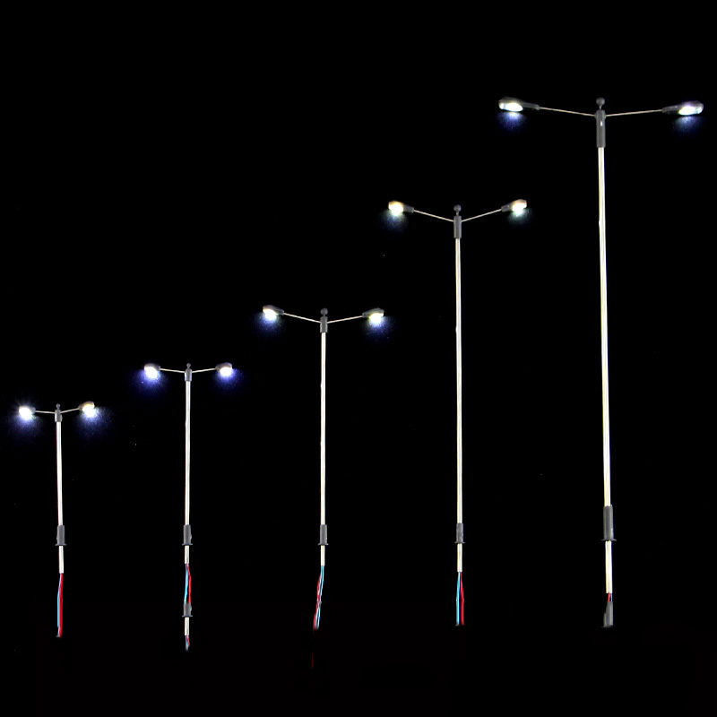 Kingdom Kids Education - 10PCS LED-straatverlichtingsset voor kinderen Modelbouw HO