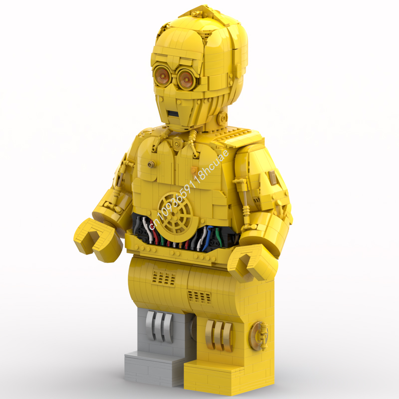 Kids Education Film - 2545PCS MOC Star Battle C-3PO Megafiguur