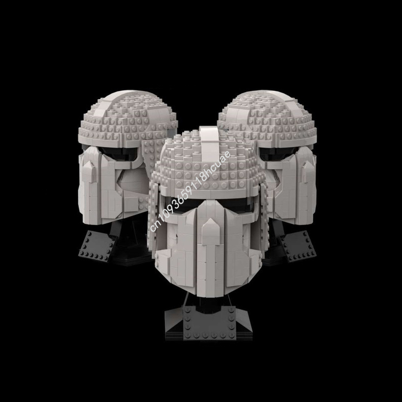 Kids Education Film - 720PCS MOC Star Battle Helm Snowtrooper