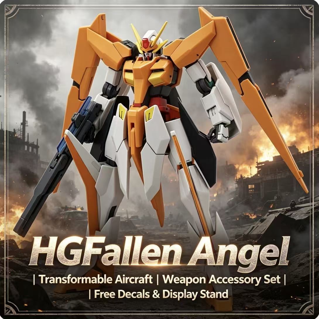 Kids Education In Japan - HG 1/144 Fallen Angel Transformable Aircraft