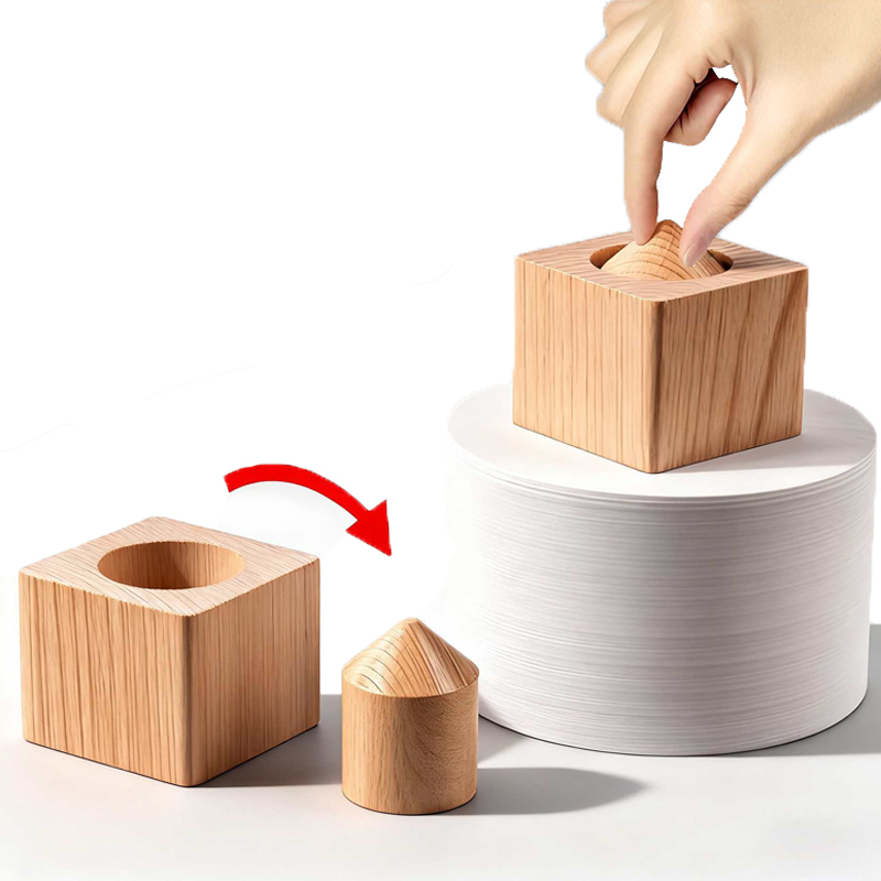 Brain Teaser Cube - Onmogelijke Houten Blokken Neem De Van