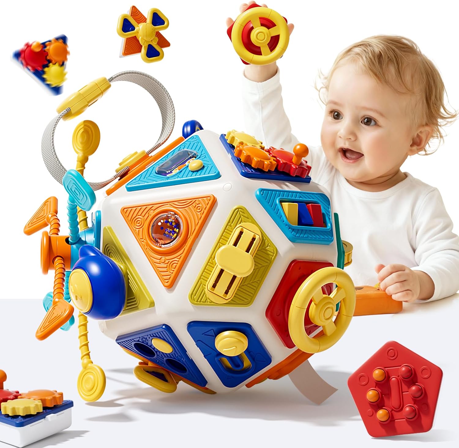 Kids Education Board - Baby Busy Board Activiteitenkubus Speelgoed Montessori
