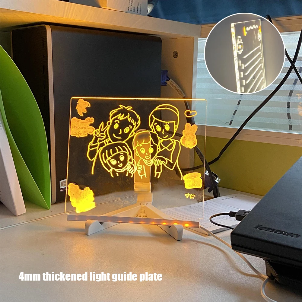 Kids Education Drawing - Herbruikbaar DIY Kinderen Tekenen Bord LED
