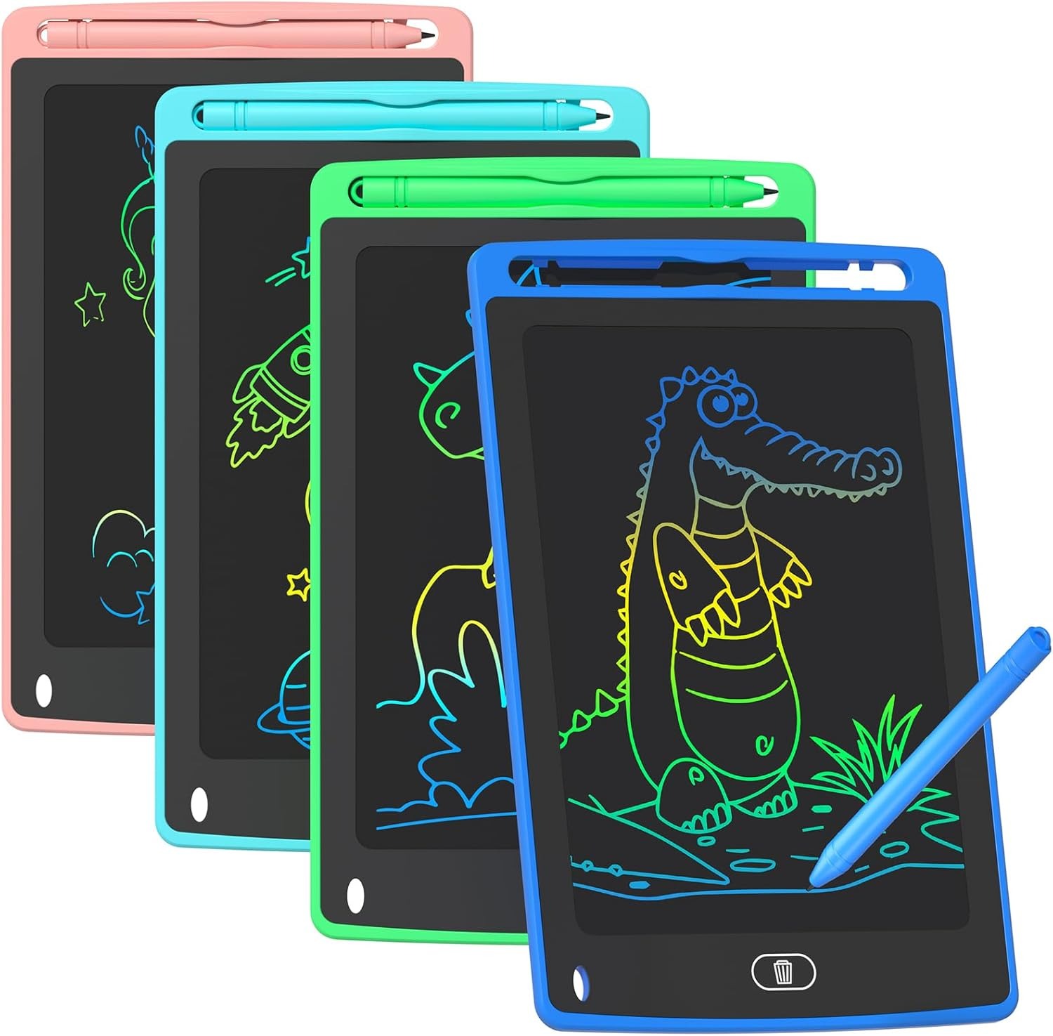 Kids Education Board - Pack LCD-schrijftablet voor kinderen, 8,5 inch