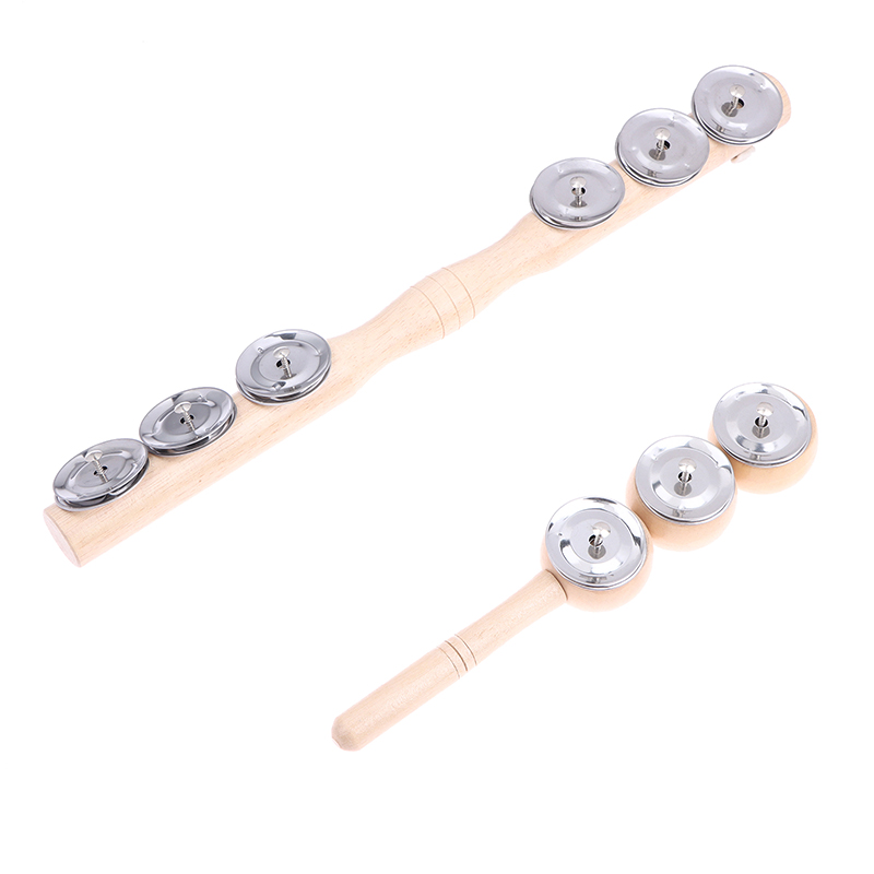 Kids Education Bell - XM 1pOrff Houten Hand 3/6 Bell