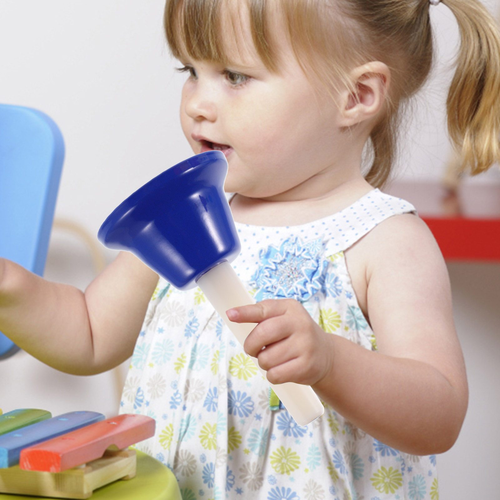 Kids Education Classes - 16-delige educatieve handbelset, gestemde, levendige kleuren,