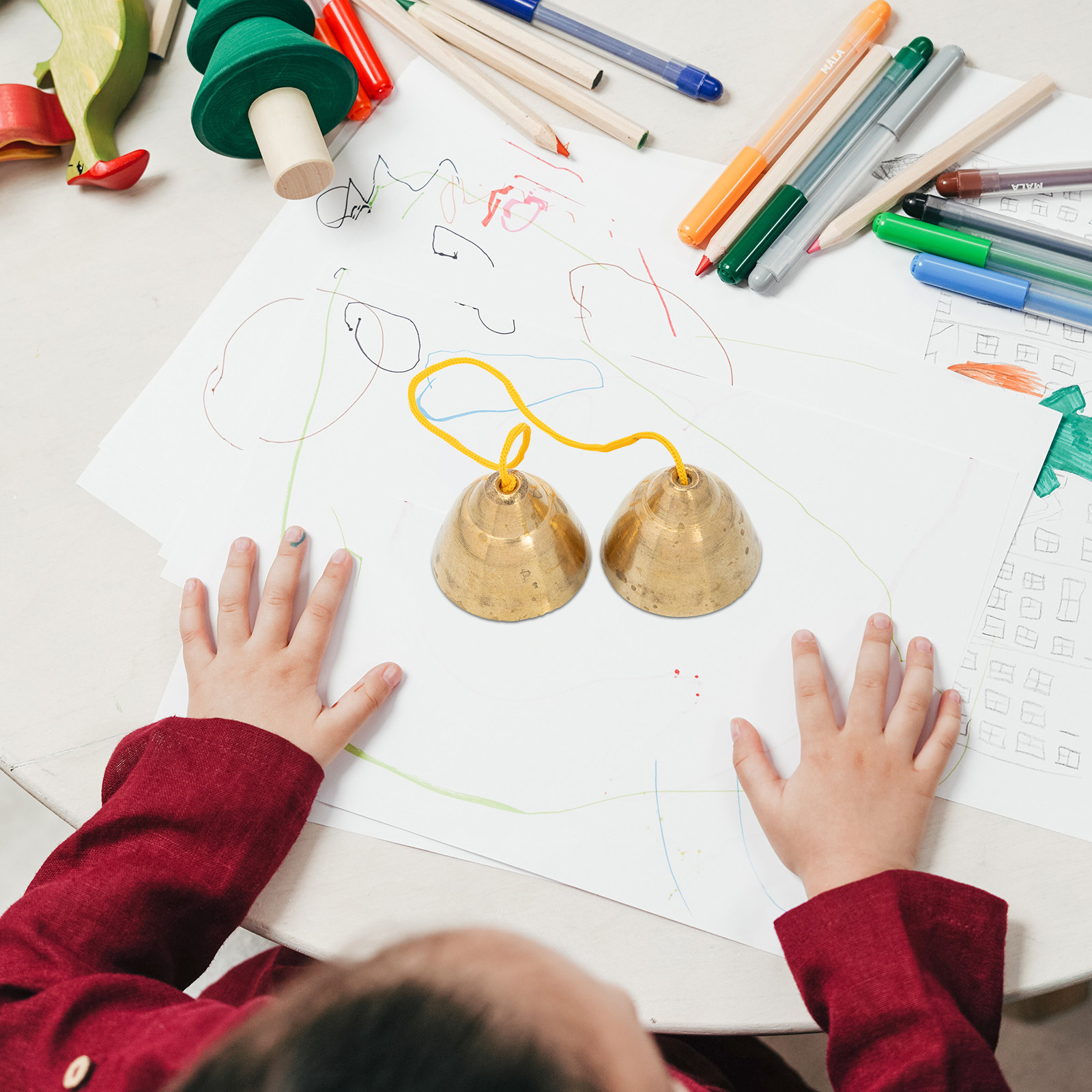 1 Paar Premium Koperen Bellen  - Kids Education Bell recensie en prijs