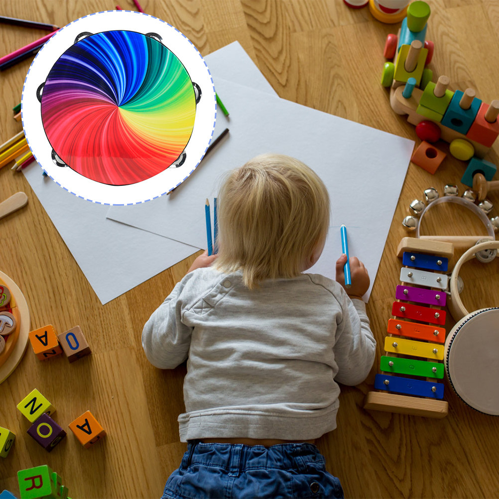 Dubbele rij bel-tambourine voo - Kids Education Bell recensie en prijs