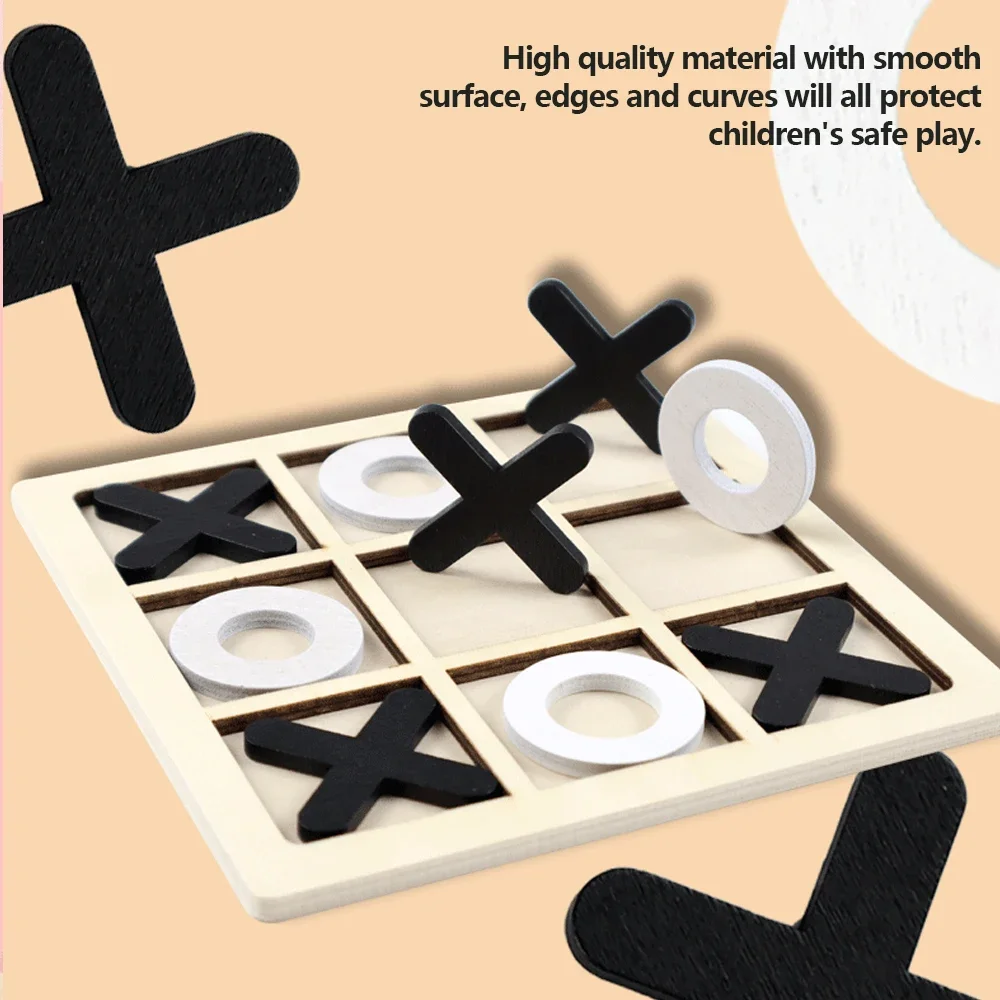 Houten XO Tic Tac Toe Game Min - Kids Educational Game 3 recensie en prijs