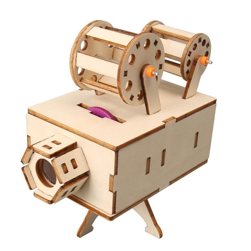 1 Set Houten Filmprojector DIY - Kids Education Film recensie en prijs