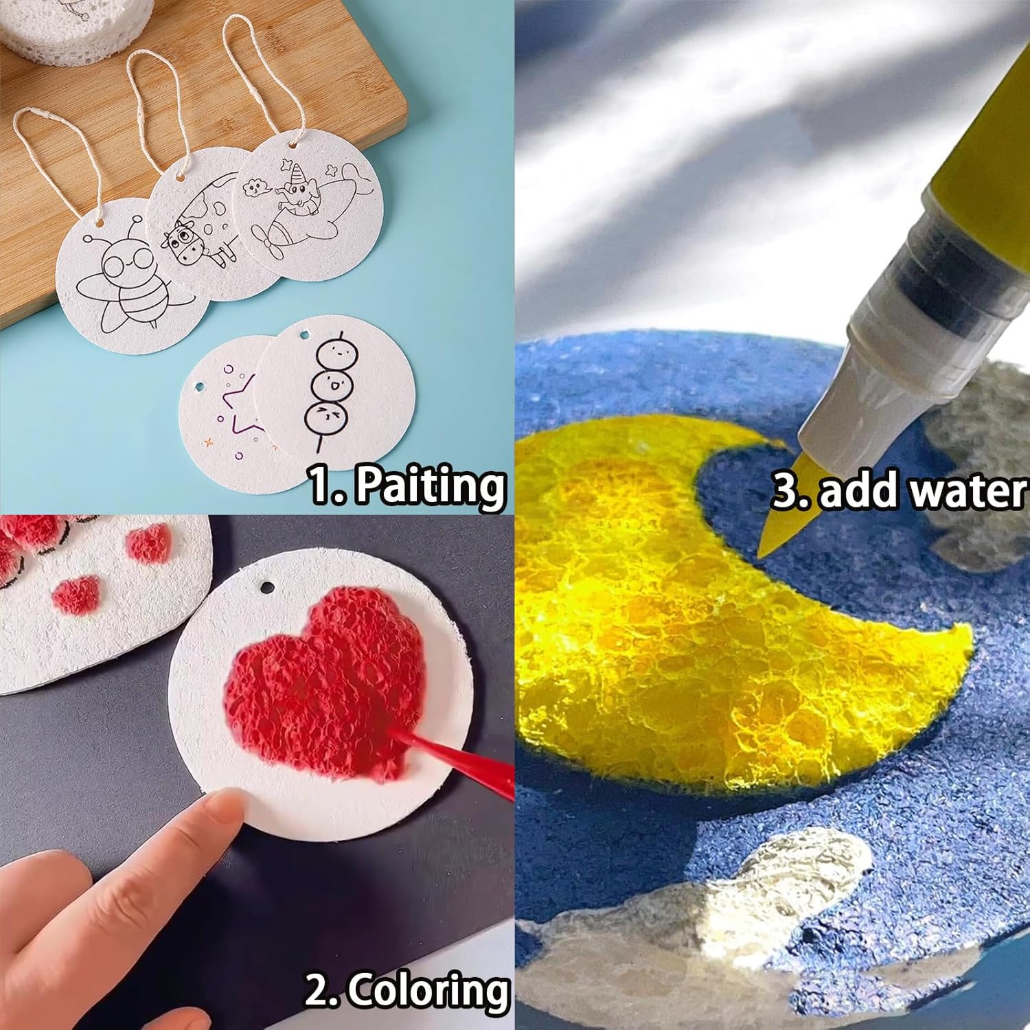 3D gezwollen schuimtextuur sch - Kids Education Board recensie en prijs