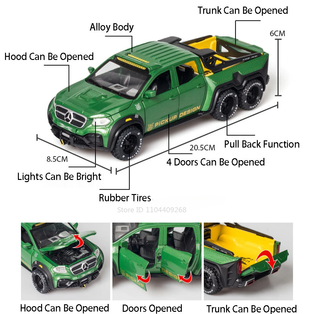 1:28 X-Class Exy 6x6 U5000 Spe - Kids Education Classes recensie en prijs