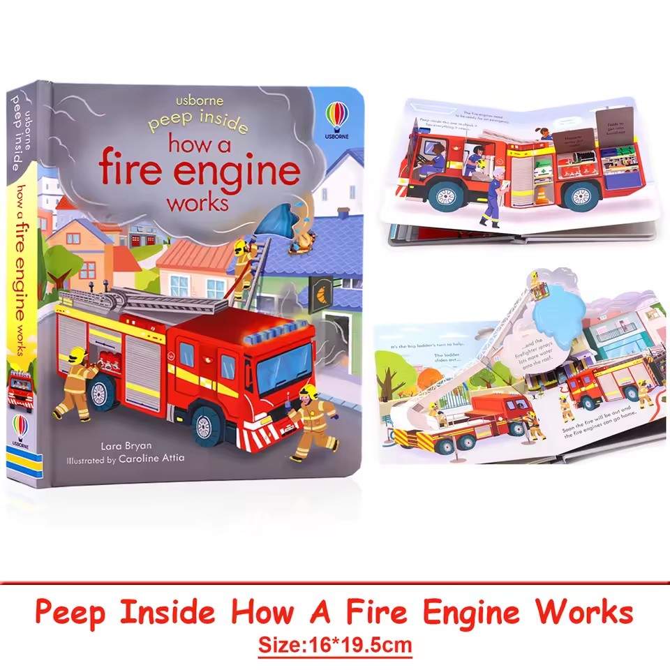 Usborne Peep Inside Hoe een br - Kids Education Picture recensie en prijs