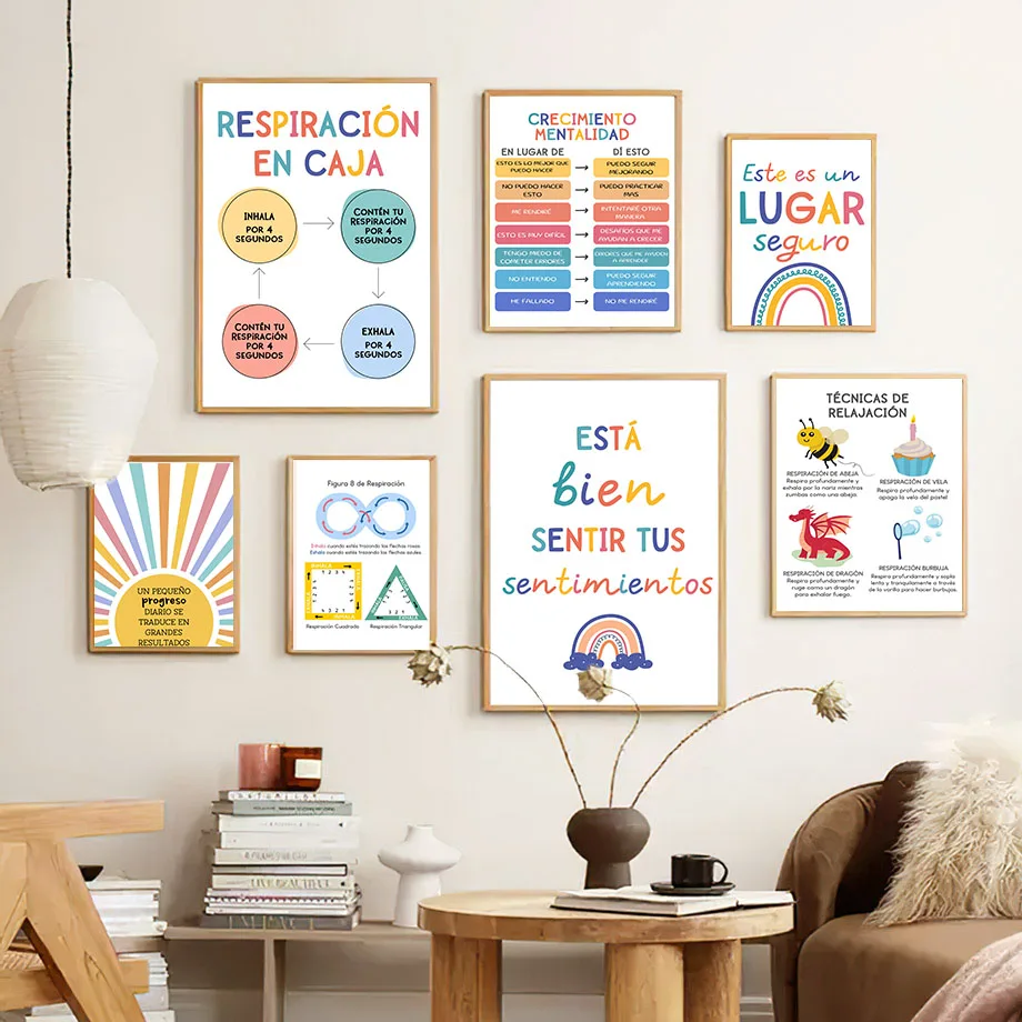Spaanse Onderwijs Motto Regenb - Kids Education Picture recensie en prijs