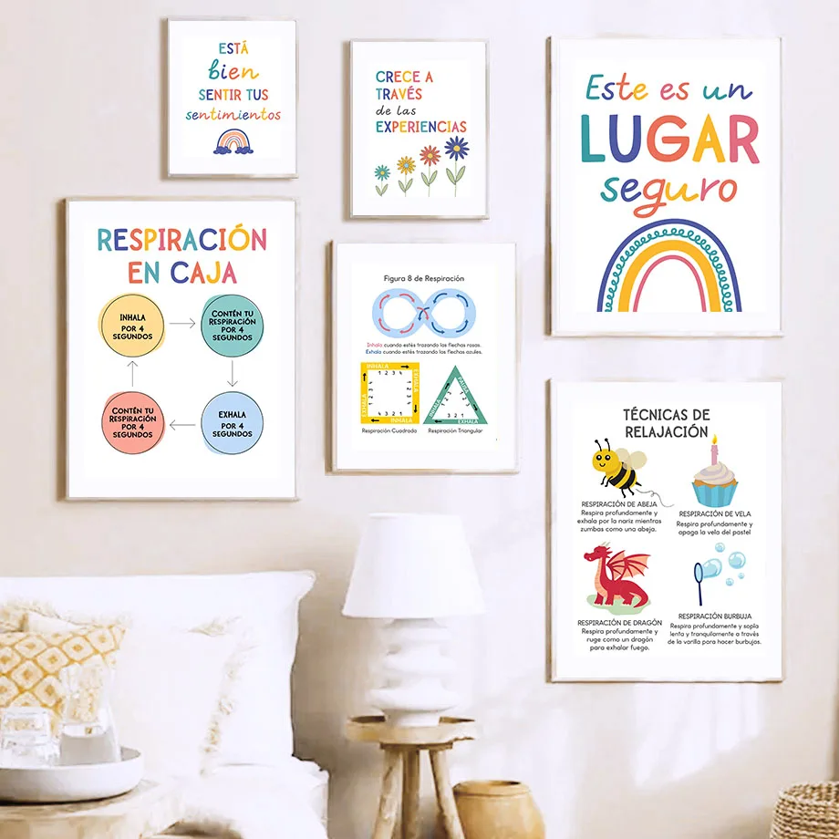 Spaanse Onderwijs Motto Regenb - Kids Education Picture recensie en prijs