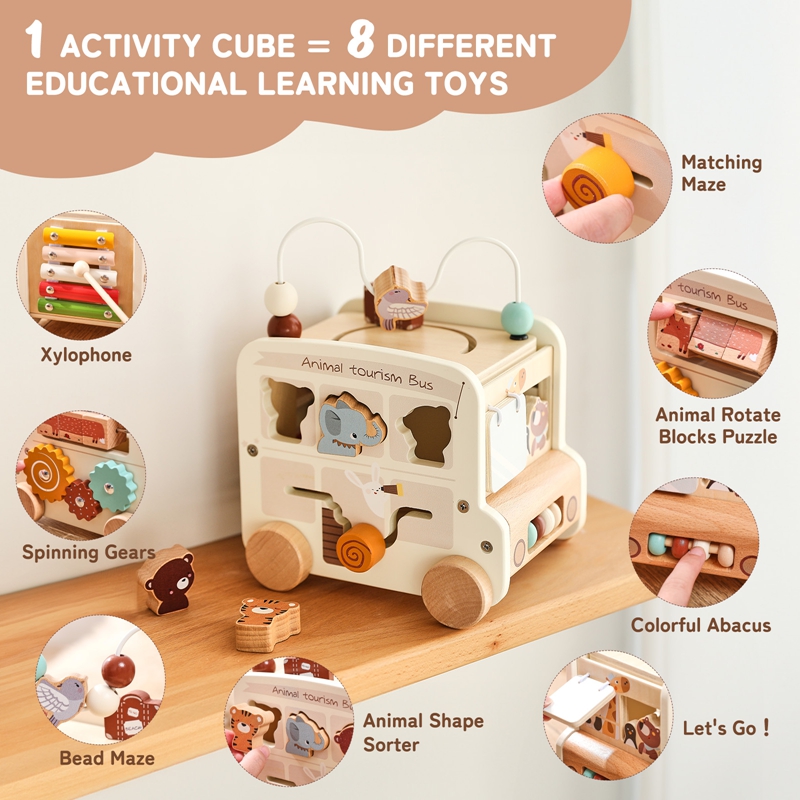 Montessori houten kinderspeelg - Kids Educational Game 3 recensie en prijs