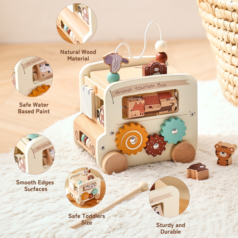 Montessori houten kinderspeelg - Kids Educational Game 3 recensie en prijs
