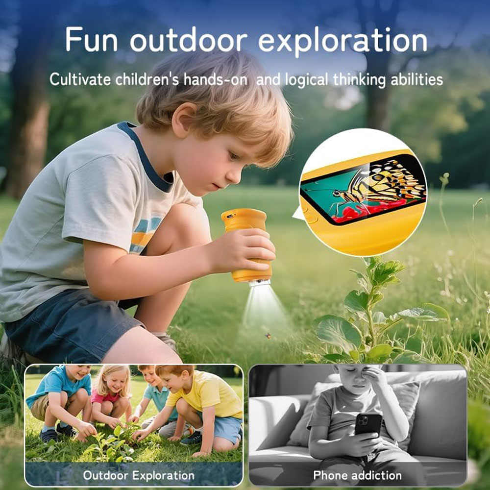 1000X Zakmicroscoop voor kinde - Kids Definition Of Education recensie en prijs