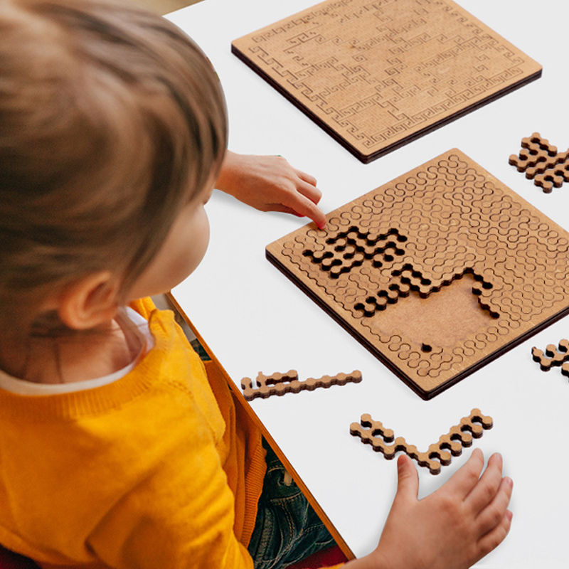 Onmogelijke houten puzzel IQ-p - Brain Teaser Cube recensie en prijs