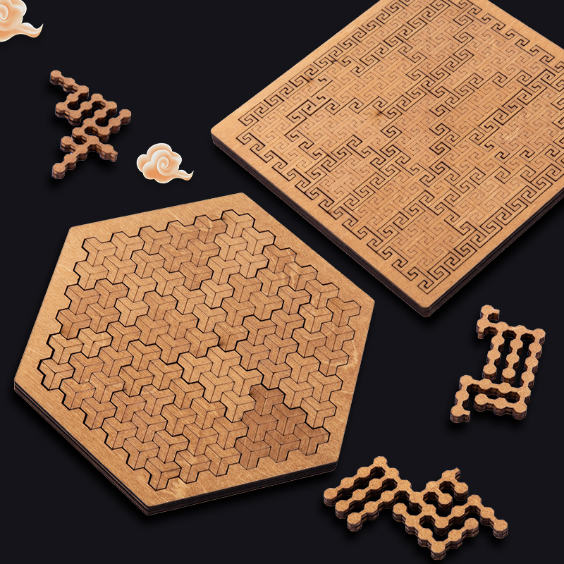 Onmogelijke houten puzzel IQ-p - Brain Teaser Cube recensie en prijs