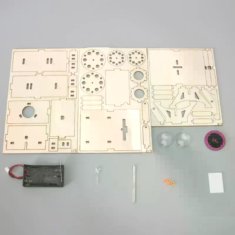 1 Set Houten DIY Filmprojector - Kids Education Film recensie en prijs