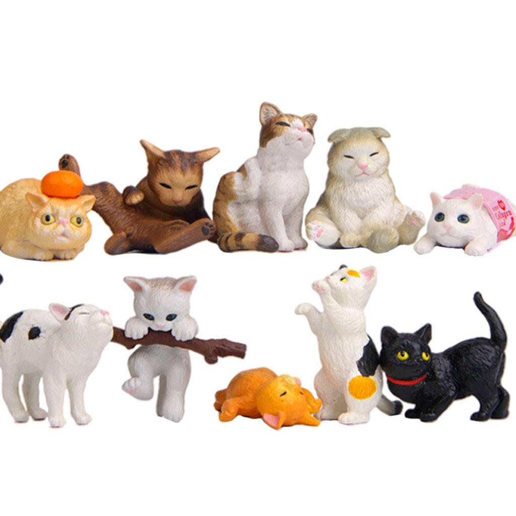 10/Set Schattige kattenfiguren - Kids Education Learn Tv recensie en prijs