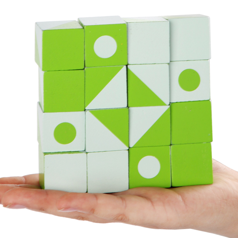 Houten 3D-puzzels Spel Geometr - Kids Education Board recensie en prijs