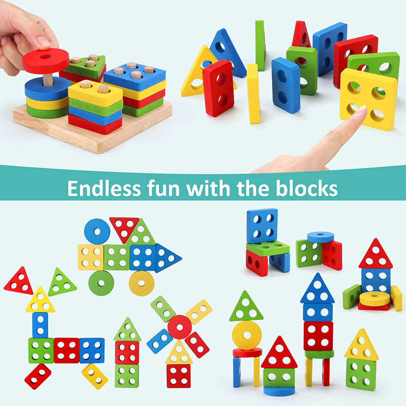 5-6 Stks/set Montessori Houten - Kids Educational Game 3 recensie en prijs