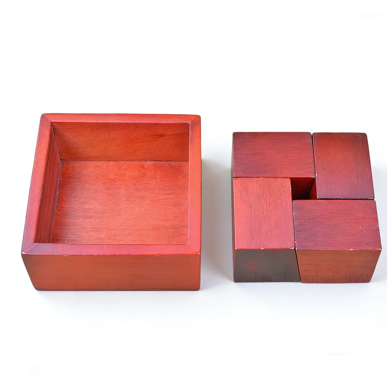 Onmogelijke houten hersenkrake - Brain Teaser Cube recensie en prijs