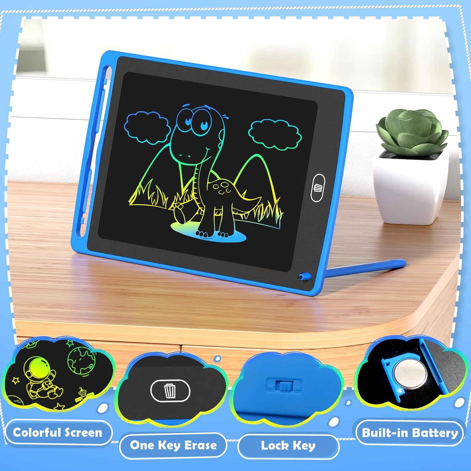 Pack LCD-schrijftablet voor ki - Kids Education Board recensie en prijs