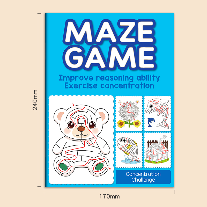 Maze Fun tekenboek voor kinder - Kids Definition Of Education recensie en prijs