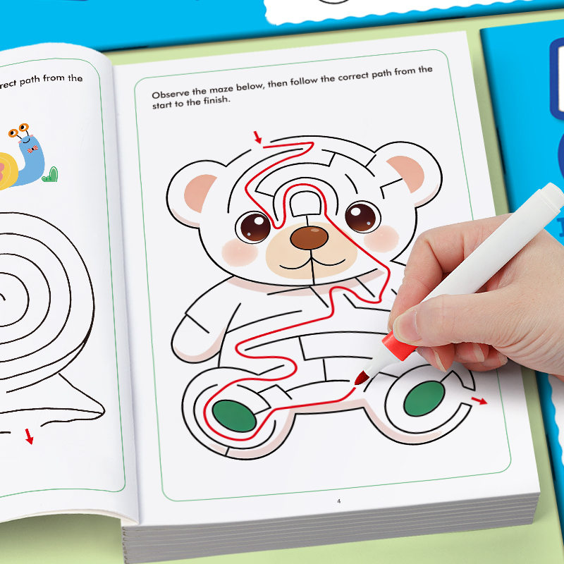 Maze Fun tekenboek voor kinder - Kids Definition Of Education recensie en prijs