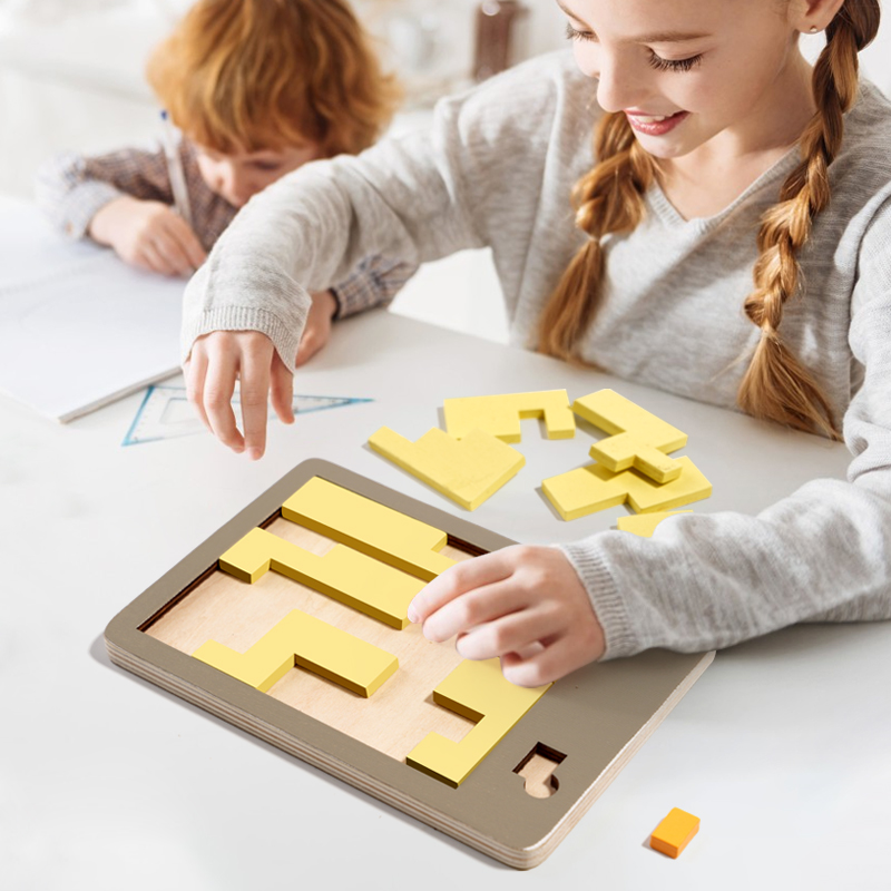 Houten geometrische puzzels Ui - Brain Teaser Cube recensie en prijs
