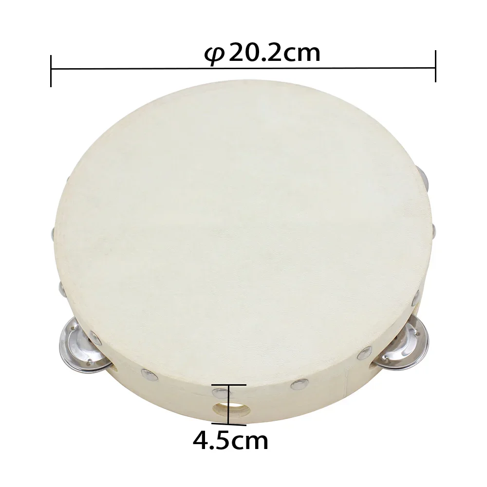 8-inch tamboerijntrommel, hand - Kids Education Bell recensie en prijs