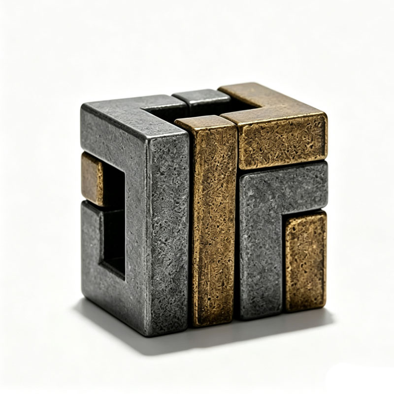 Magic IQ Cast Coil Moeilijke M - Brain Teaser Cube recensie en prijs
