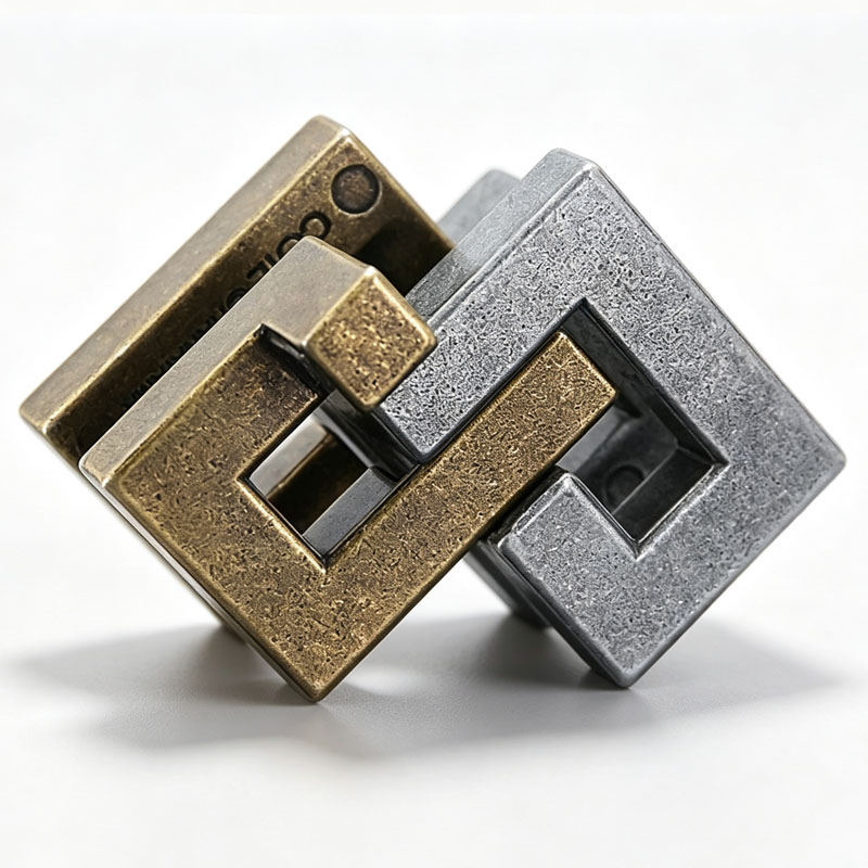 Magic IQ Cast Coil Moeilijke M - Brain Teaser Cube recensie en prijs