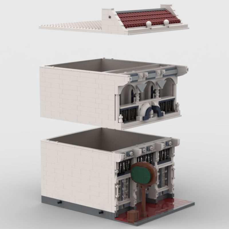 1469pcs MOC Magic Kingdom Hall - Kingdom Kids Education recensie en prijs